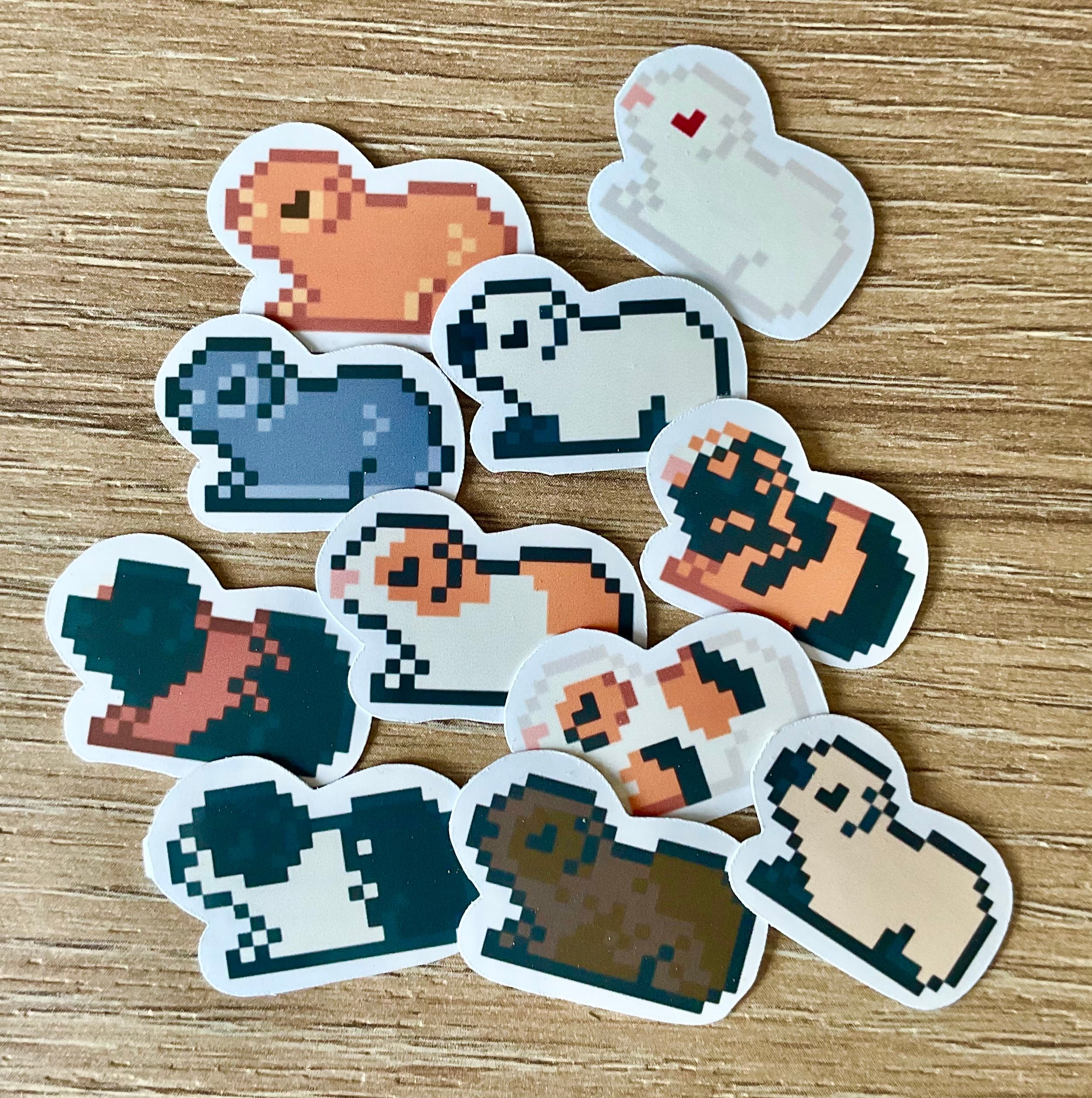 Stickers pixel art