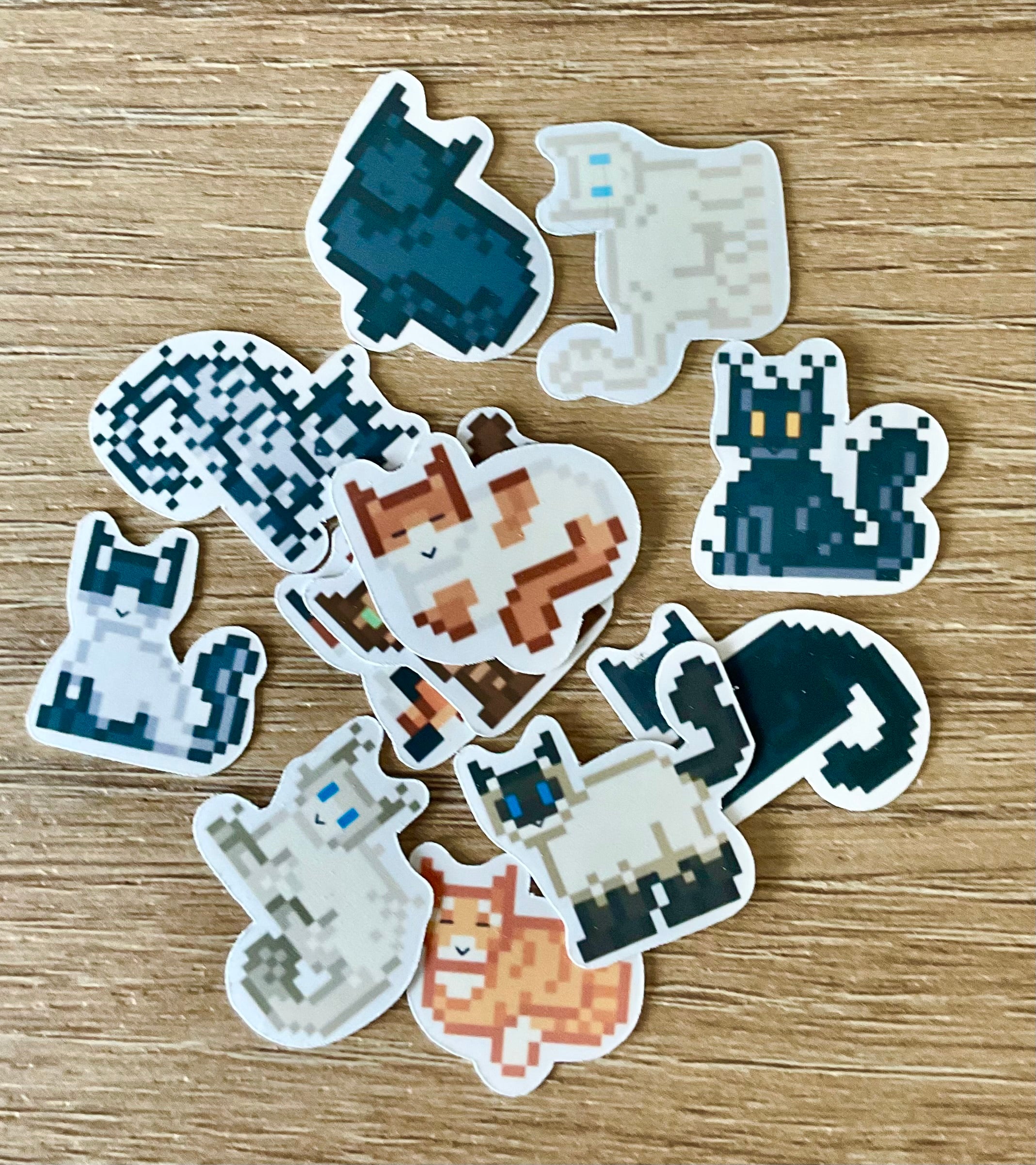 Stickers pixel art