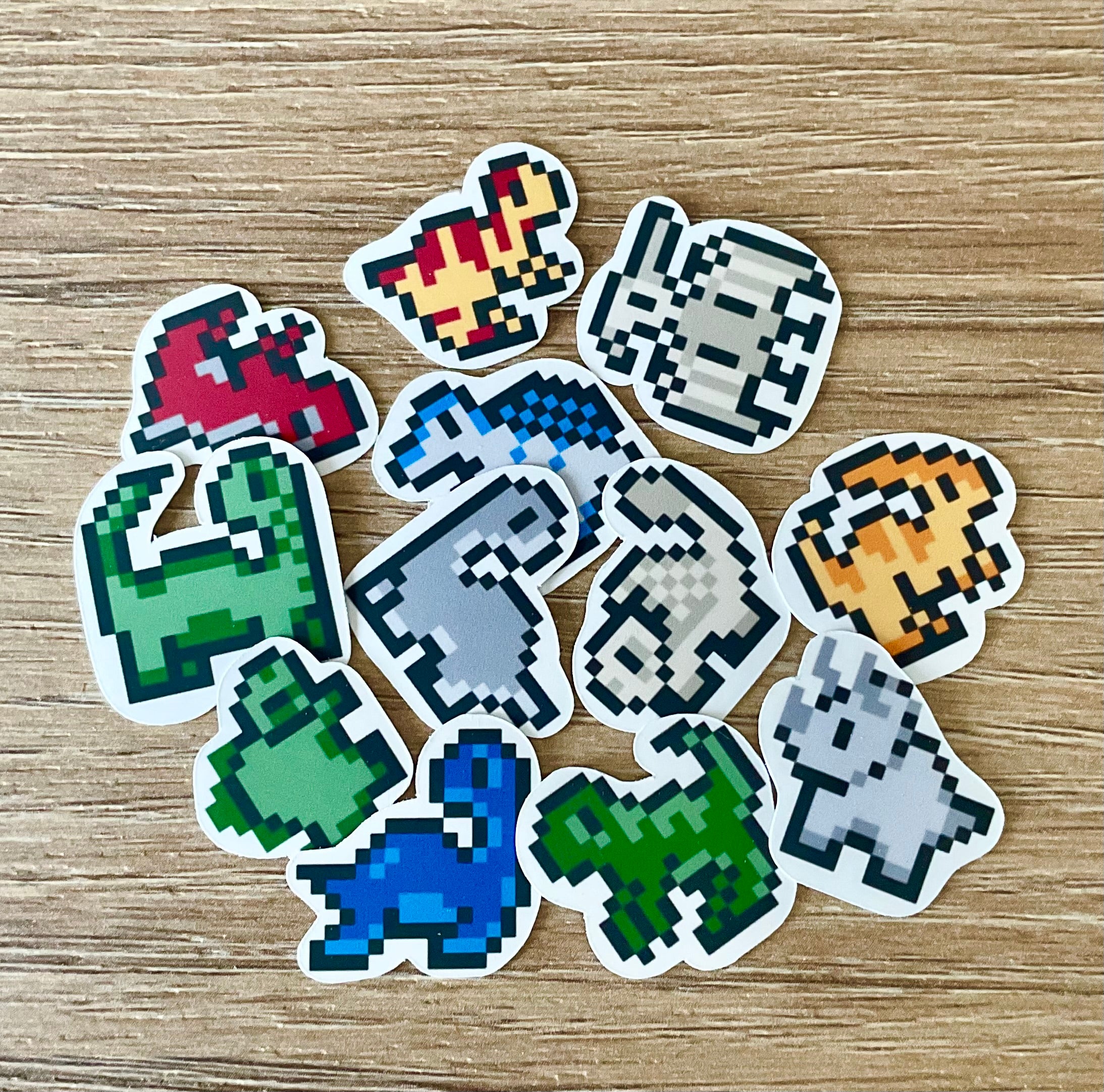 Stickers pixel art