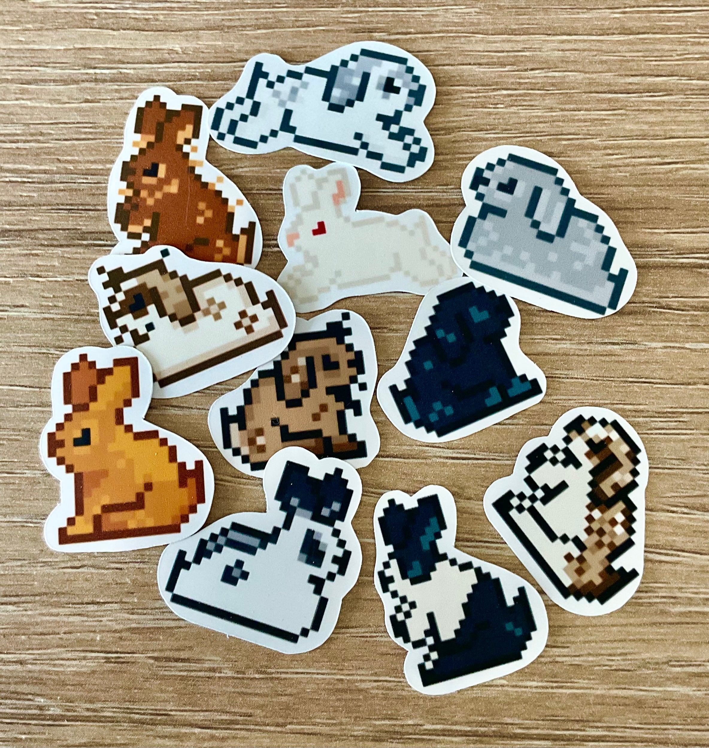 Stickers pixel art