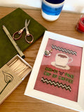 Damn Fine Cup of Coffee - Modèle Point de Croix PDF