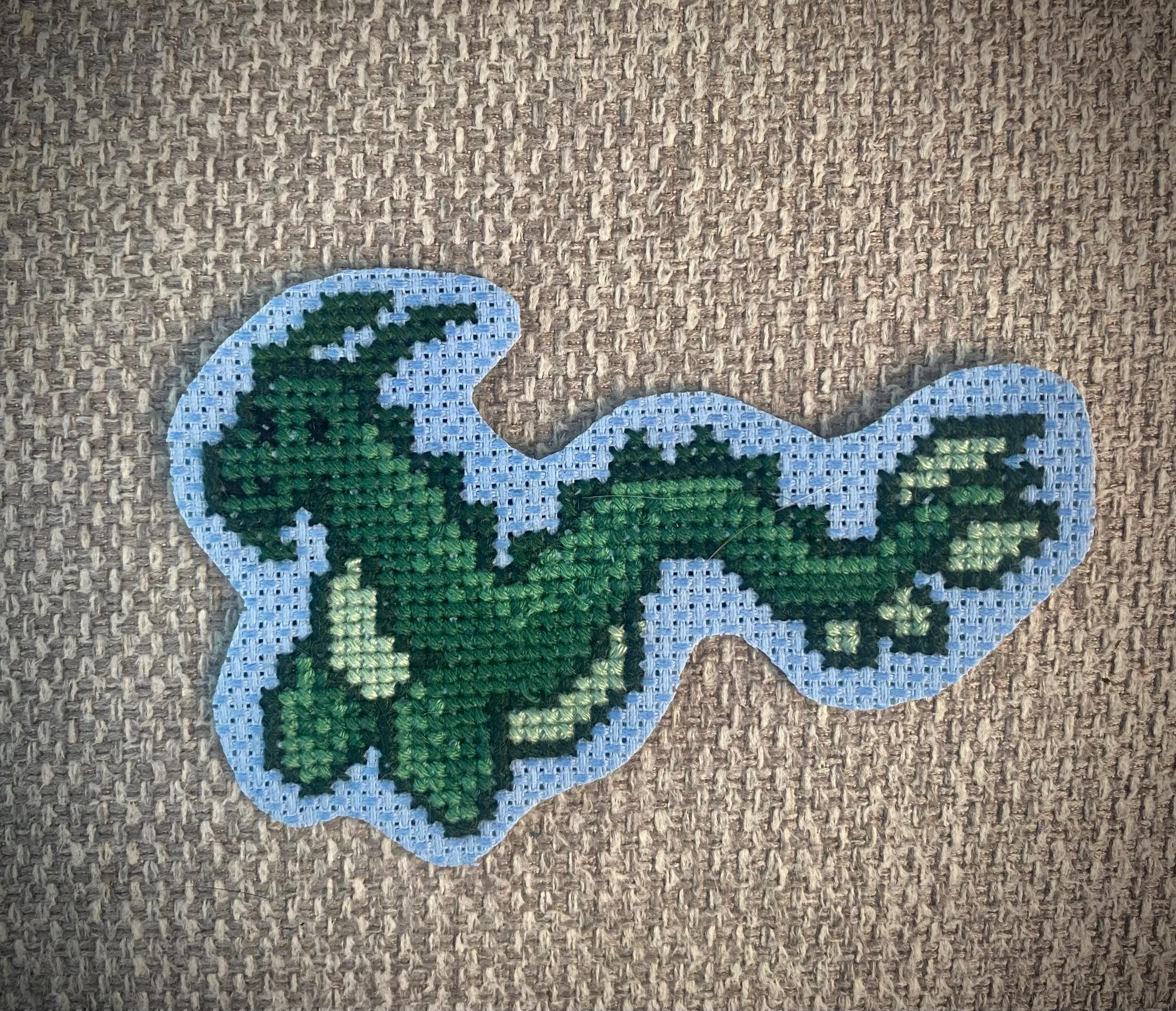 Modèle point de croix ogopogo