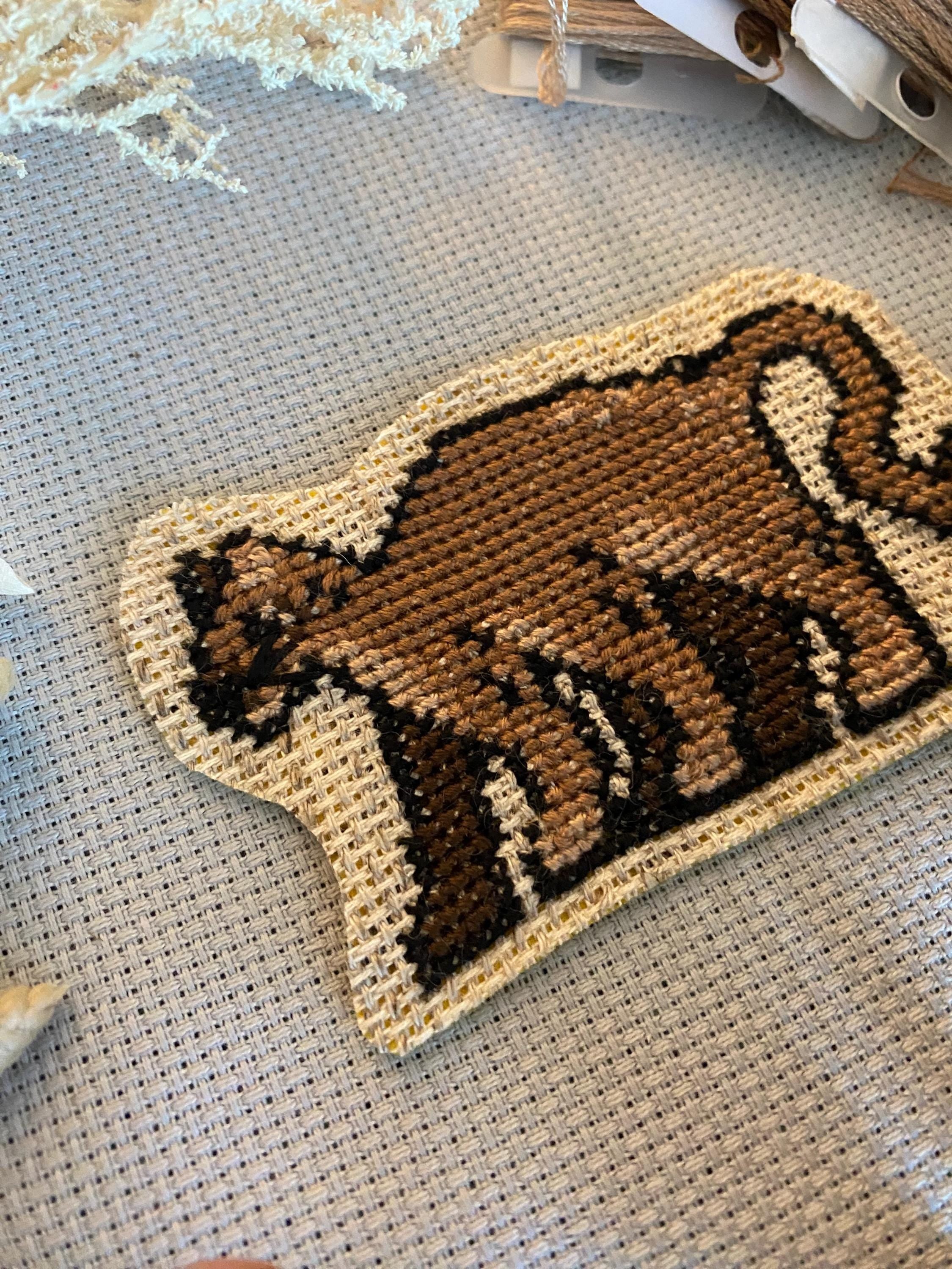 Modèle point de croix chat 